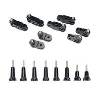 16 Piezas Accesorios GoPro, Camara Deportiva Brazo Articulado por GoPro Hero 10, 9, 8, 7, 6, 5, 4, 3, Xiaomi, Fusion, dji Osmo, SJCAM, Soporte Casco GoPro Moto y Palo Selfie GoPro