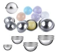 16 piezas Bath Bomb Mold Kit, BetterJonny Badebombe Formen DIY Seifenform Badebombe Formen Kit Aluminium Badepumpe Form Seifenform Molds Form für Badebomben Caserpumpen Badepumpen Hausmachte