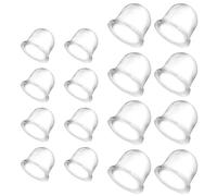 16 Piezas Carburador Cebador Bombillas 22mm/19mm Copa de Aceite de Carburador Primer Bombilla Transparente Bulbo Gasolina para Cortadora de Césped Desbrozadora Recortadora Cortador Seto