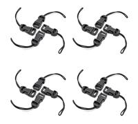 16 Piezas Correa de Cámara de Liberación Rápida Adaptador de Conector de Bucles QD Clip de Liberación Rápida de Cámara para Cámaras Digitales,