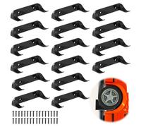 16 piezas de montaje en pared de coche, soporte vertical, estante resistente model de ladrillo, estante de exhibición compatible con Lego Speed Champion