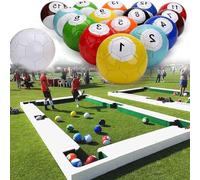 16 piezas de pelota de fútbol de snook, billar, fútbol de snook, pelota de billar resistente al desgaste, pelota de fútbol gigante, juego callejero, deporte, juego al aire libre para adultos, 15cm