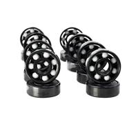 16 piezas de rodamientos de bolas cerámicos híbridos 608 RS de 8 x 22 x 7 mm