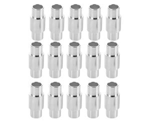 16 Piezas Espaciadores de Aluminio Anodizado Plata | Rodamientos de Rueda, Cambio Rápido y Rodaje Silencioso, Uso en Ciudad y Competición