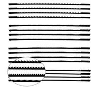 16 piezas Mini hoja de sierra profesional de, juego de hojas de sierra de calar de 10/14/18/24 dientes, hojas de sierra de calar para aserrar madera, espuma plástica, metales blandos
