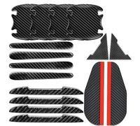 16 Piezas Pegatinas Protectoras Puertas para BYD Seal U DM-i 2023 2024 2025 | Protectores Manetas Coche Vinilo Antiarañazos Manilla Tira Anticolisión Espejo Retrovisor Cintas Protección Guardabarros