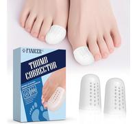 16 Piezas Protector Dedo Gordo Pie, Protectores Dedo De Silicona, Protector Del Dedo Grande Recortable, Fácil Usar y Resistente Para Hombres y Mujeres