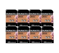 16 pilas Duracell LR44 A76 V13GA 76A (8 blísters de 2 baterías) 16 pilas
