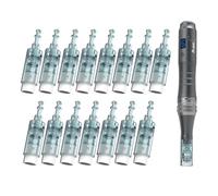 16 Pin Agujas de Repuesto Originales Dr. Pen para Microneedling, Compatibles con Dr. Pen Ultima M8 Microneedle, Cartuchos Desechables Auténticos para Terapia de Micropunción (16 Pin, 15Pcs)