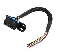 16 Pin OBD2 Female Cable, Port Connector for Dashboard Pigtail Fixing, Prevents Loose Cables and Short Circuits in Vehicles