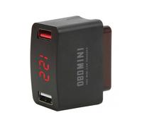 16 Pin OBD2 Male Plug USB Power Charging Cable OBD Adapter Cable 18.9in Universal Connector Charger