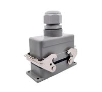 16 Pin Waterproof Industrial Connector HDC-HE-016 - Heavy Duty 16A 500V Rectangular Connector for Machinery(Hdc-he-016-1)