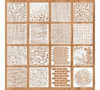 16 plantillas para pintura, textiles y decoración de pared
