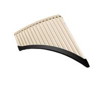 16 Pulgadas C Key Panpipes Resina Juego Profesional Adultos Y Principiantes Flauta Pan(16 Pipe-Beige)