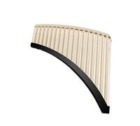 16 Pulgadas C Key Panpipes Resina Juego Profesional Adultos Y Principiantes Flauta Pan(18 Pipe-Beige)