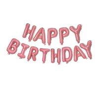 16 pulgadas Happy BIRTHDAY Alphabet Aluminio Film Globo Set Feliz Cumpleaños Escena Decoración Caramelo Polvo