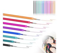 16 recambios de colores, compatibles con Legami y otras marcas que utilizan minas estándar de 13 cm, recargas con tinta borrable - 0,7 - Grosor medio - Recambio de tinta de gel 【 2 x 8 Faber 】