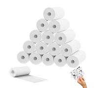 16 Rollos de Papel Termico Camara Infantil Sin Tinta Papel Impresora Termica Instantánea Papel Termico de Repuesto Compatible con Varias Mini Printer 57 x 25 mm