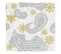 16 servilletas 33 x 33 cm Moments Paisley with stars"