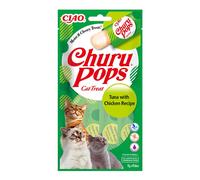16 sobres x 15 g Churu Palitos Pops de Atún y Pollo para gatos ¡Pack Ahorro!