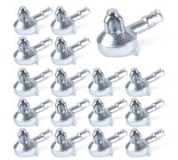 16 Soporte de Baldas, Clavijas de Aleación de Zinc para Estantes de Gabinete Clavijas para Estanterías Compatibles con IKEA la Estantería Billy de Pieza 131372 (Plateadas)