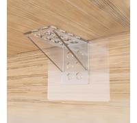 16 Soportes Para Estantes De Armario, Soportes Para Estantes Autoadhesivos, Soporte Para Estantes De Pared, Portaestantes Adhesivo, Ganchos Para Estantes, Soportes Para Estantes De Armario