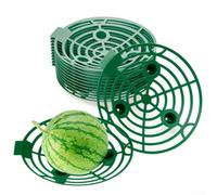 16 soportes para plantas de melón y calabaza, soportes de plástico para evitar el contacto de frutas con el suelo y minimizar el riesgo de pudrición, adecuados para varias frutas de jardín (verde)
