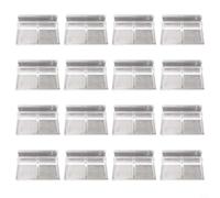 16 soportes para tapas de acuario para cubiertas de vidrio, clips acrílicos para tanques de peces de 6 mm, 8 mm y 10 mm (6 mm)