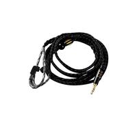 16-Strand Black Earphone Silver-Plated Wire 3.5mm Cable is Suitable for KZ ZS3 ZS4 EDX ZSN ZST ASX ZS10 ZEX AS16 EDXPRO