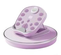 16 tablas de estiramiento ajustables para piernas y pantorrillas, equipo de fitness seguro (versión temporizada morada)