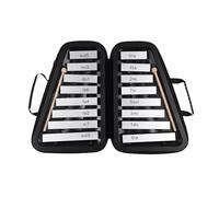16 Teclas Glockenspiel 16 Notas Placa De Aluminio Xilófono Instrumentos Musicales Educativos Tempranos Con Mazos De Caja (Color : Bk)
