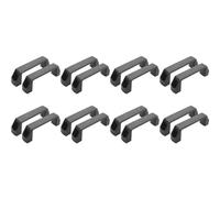 16 tiradores de plástico for puerta de cajón de armario, 120 mm (4,7 pulgadas)