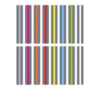 16 tiras de lectura guiadas, 19 x 3,2 cm, ayuda de lectura colorida, 8 colores, regla de superposición de dislexia, marcapáginas para niños, para estudiantes y niños, para reducir el estrés visual