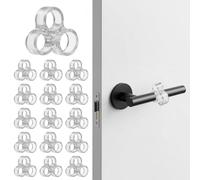 16 topes de puerta de 15 mm de diámetro y 21 mm de diámetro, muy elásticos, para puertas de habitaciones, cocina, aseo, oficina