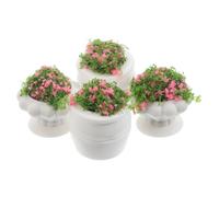 16 Unidades Árbol Bonsái Artificial Decoración Miniatura