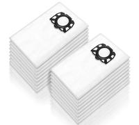 16 unidades KFI 357 Bolsas para aspiradora Kärcher WD2 Plus / WD3 / WD3 Battery/SE 4001 / SE 4002 / KWD1-3 / WD3.200 / Aspiradora en húmedo / seco y húmedo / bolsa 2.863-314.0