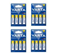 16 Varta Energy Alkaline Batteries AA LR6 4106 Mignon MN1500 1.5V EXP 2029 NUEVO