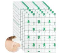 16 Vendaje Impermeable Transparente 12x15CM, Vendaje Adhesivo de Película, Cinta Adhesiva Transparente Heridas, Vendaje Antibacteriano para Tatuajes de Natación, Cuidados Posteriores