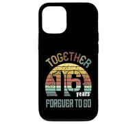 16 Wedding Anniversary For Couple Sixteen Years of Marriage Carcasa para iPhone 12/12 Pro