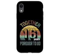 16 Wedding Anniversary For Couple Sixteen Years of Marriage Carcasa para iPhone XR