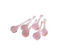 16 x 60 mm/20 x 80 mm rosa cristal prisma gotas de lluvia moderna lámpara colgantes piezas de iluminación para decoración del hogar, 16 x 60 mm, 50 unidades