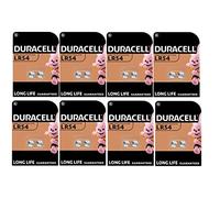 16 x Duracell LR54 LR1130 V10GA 189 191 (8 blísteres de 2 baterías) 16 pilas