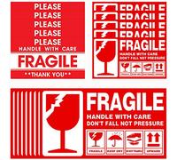 160 Adhesivo Frágil Handle With Care De Advertencia De Objetos Fragil Llamativo Pegatinas de Advertencia Inicio Mudanza Etiquetas Paquete de Envío - FRAGILE