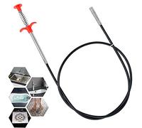 160 cm Pinzas Flexibles Coger Objetos, Accesorios para Limpieza de Tuberías, Recogedor de Cuatro Garras, Barredora de Recogida de la Manguera, Herramienta de Ayuda Flexible y Larga para Recolección