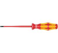 160 iS Destornillador plano aislado según VDE con diámetro reducido de varilla, 0.6 x 3.5 x 100 mm