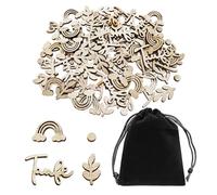 160 Piezas De Confeti De Comunión De Madera, Varios Estilos De Decoraciones Para Fiestas De Comunión, Decoración De Confeti De Madera Bautismal, Adecuados Para Fiestas De Comunión Y Bautizo