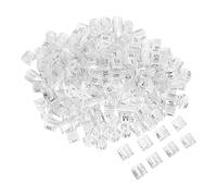 160 Piezas Pinzas de Plástico para Marcar Tallas Xs-4xl en Perchas | Separación de Tallas XS, S, M, L, Xl, 2xl, 3xl y 4xl, Uso en Armario y Lavandería
