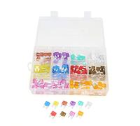 160 Uds 3A 5A 7. 10A 15A 20A 25A 30A 35A 40A APM ATM Auto camión SUV Mini hoja tipo fusible Kit