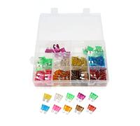 160 Uds 3A 5A 7. 10A 15A 20A 25A 30A 35A 40A ATC ATO Auto coche camión Kit de fusibles hoja Regular