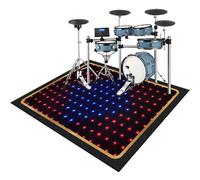 160 x 140 cm Alfombras Acusticas Alfombra Bateria Electronica Antideslizantes Alfombrillas Insonorizada Alfombrilla de Tambor para Bombo Caja Alfombrillas Drum Antideslizantes Tapete de Tambor